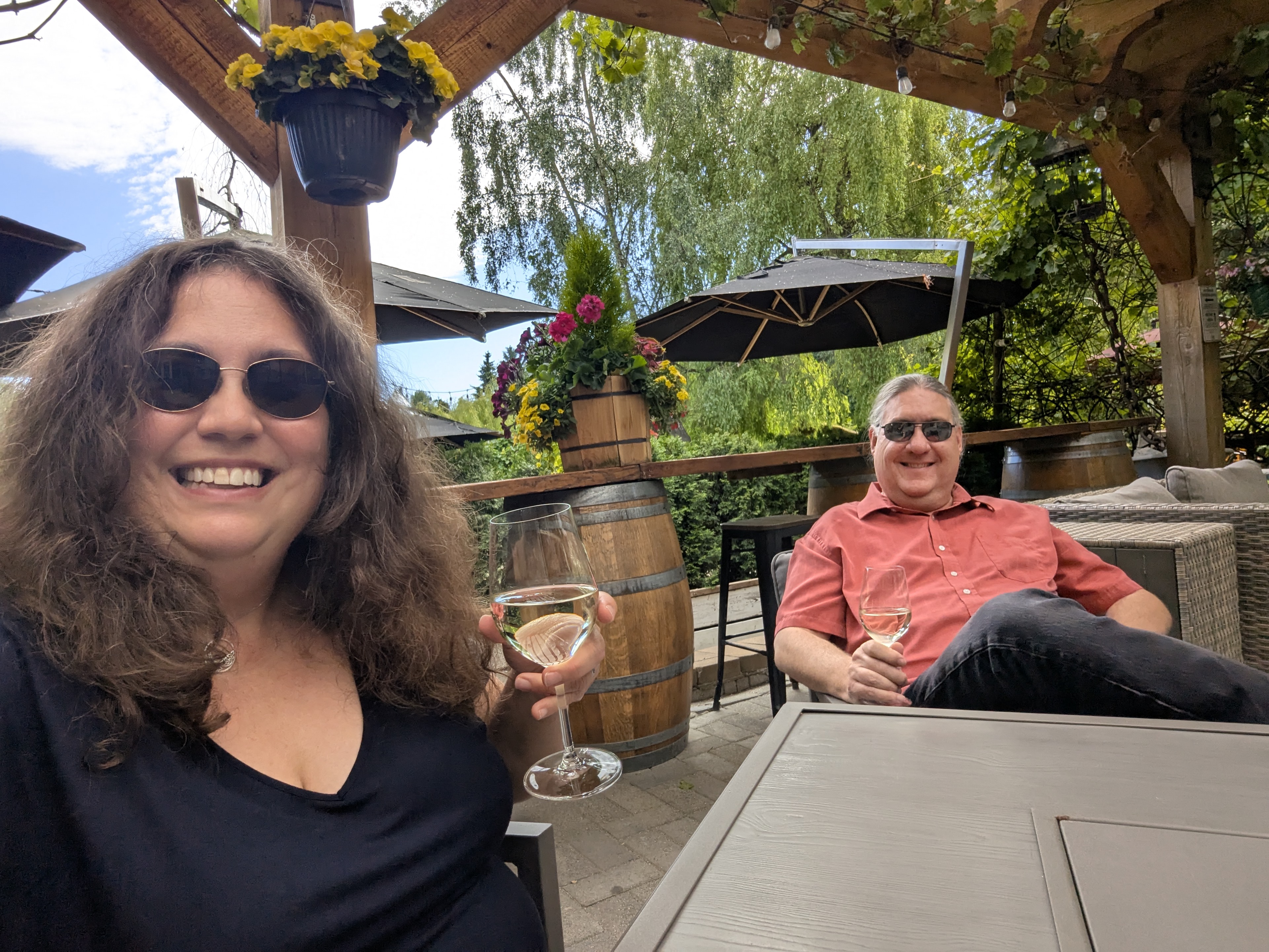 Birthday Trip to Canada, Country Vines Winery, Richmond, British Columbia, Kari Sanders, Michael Sanders